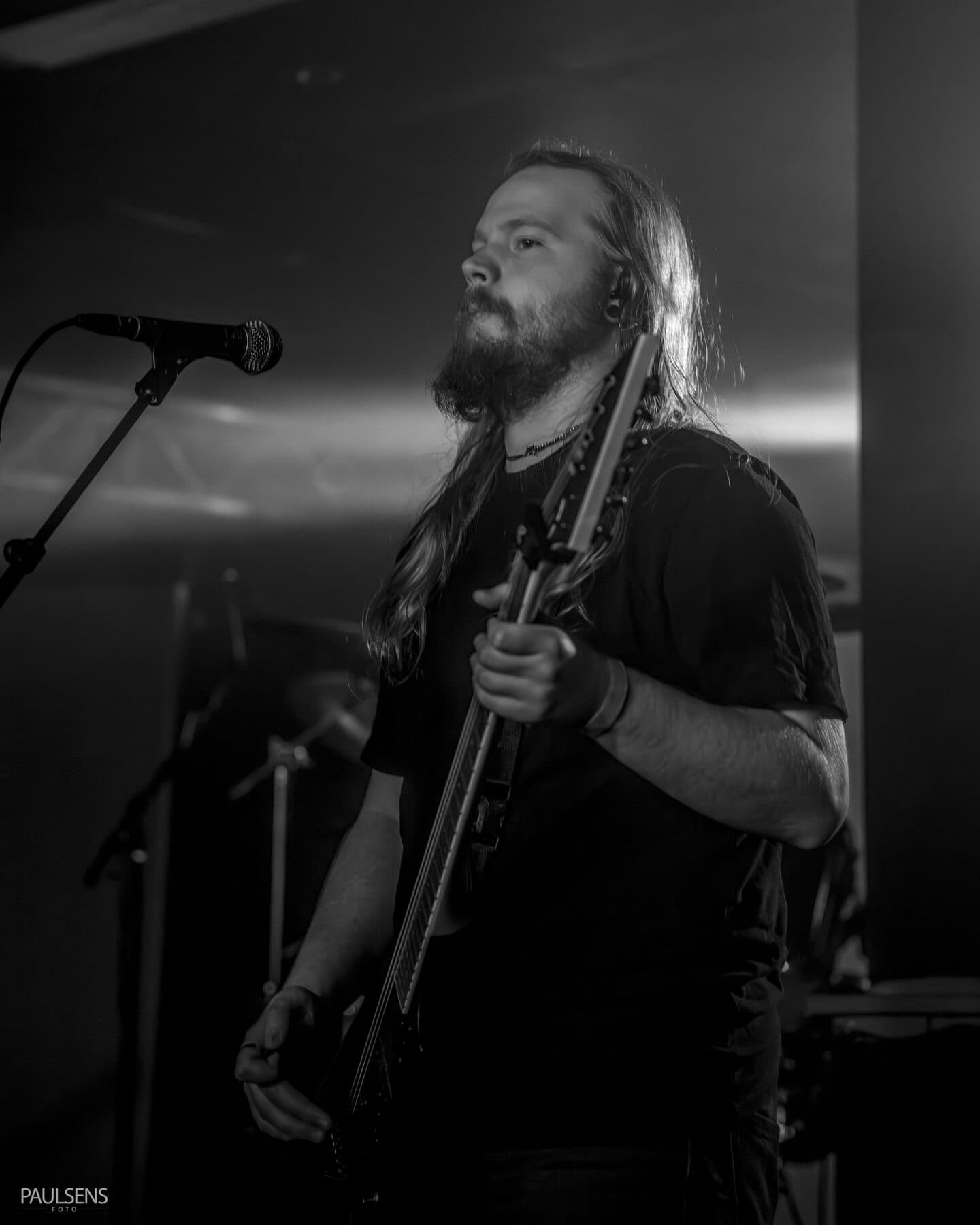 The Overthrone bassist on stage